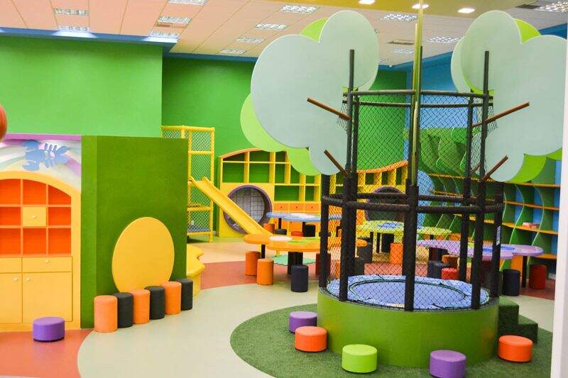 Kids Club, área destinada para crianças menores com proteção e muita diversão